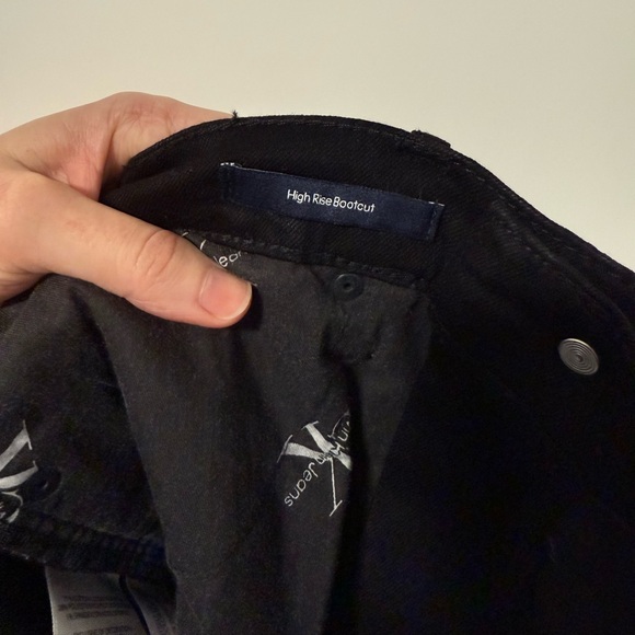 Calvin Klein High Rise Bootcut Jeans - Picture 4 of 8
